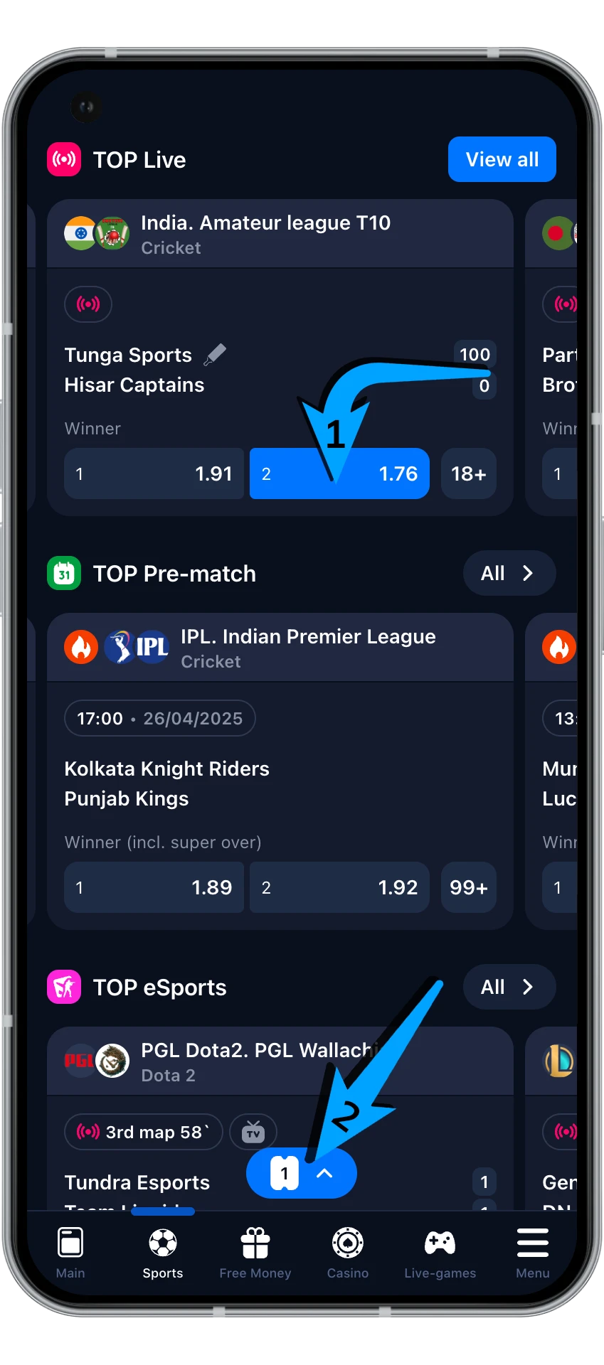 1win कैसीनो में किसी विशिष्ट बाजार पर दांव लगाने का तरीका जानें।