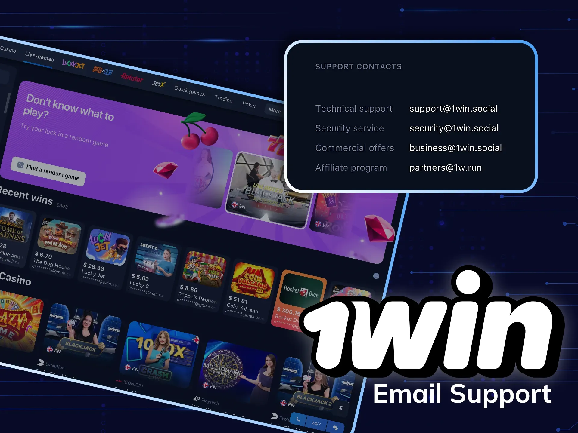 जानें कि ईमेल के माध्यम से 1Win से सहायता कैसे प्राप्त करें।