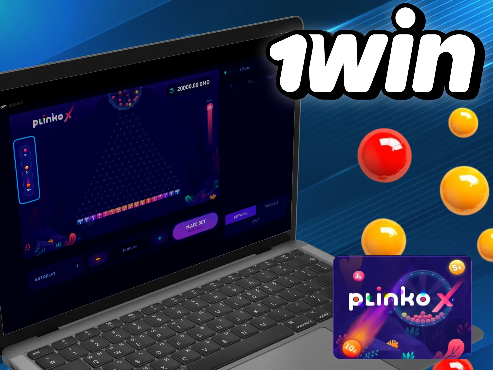 प्लिंको 1win कस्टमाइज़