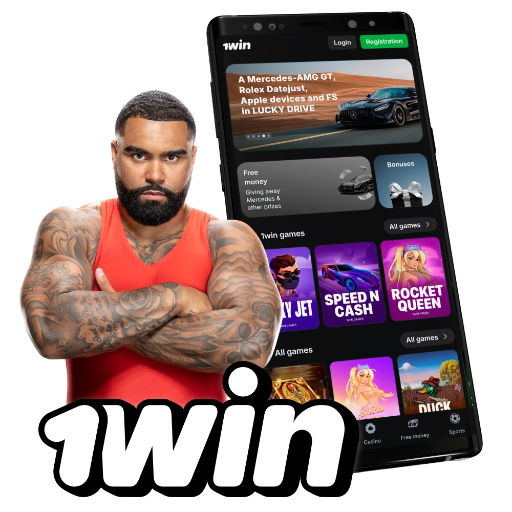 1win app for mobile sports betting and casino games.